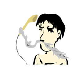 mustache Sticker sticker #3164020