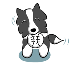 The Border Collie "Luppy" sticker #3164791