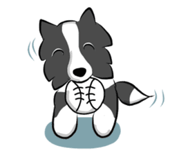 The Border Collie "Luppy" sticker #3164791