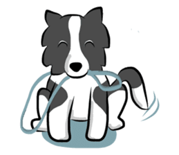 The Border Collie "Luppy" sticker #3164792