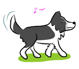 The Border Collie "Luppy" sticker #3164794