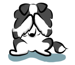 The Border Collie "Luppy" sticker #3164804