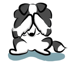 The Border Collie "Luppy" sticker #3164804