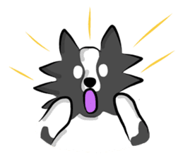 The Border Collie "Luppy" sticker #3164808