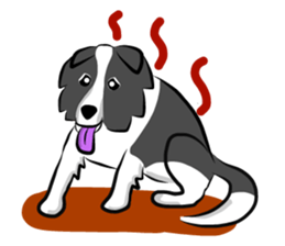 The Border Collie "Luppy" sticker #3164812