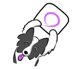 The Border Collie "Luppy" sticker #3164816
