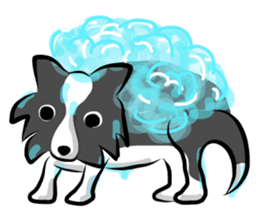 The Border Collie "Luppy" sticker #3164819