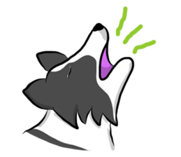 The Border Collie "Luppy" sticker #3164825
