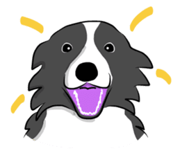 The Border Collie "Luppy" sticker #3164826