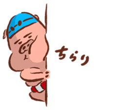 Swimming pig sticker #3165041