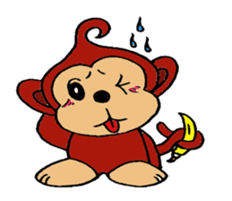 "Lavie" of the monkey sticker #3165077