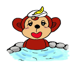 "Lavie" of the monkey sticker #3165080