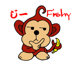 "Lavie" of the monkey sticker #3165087