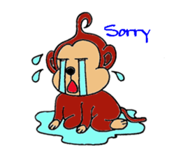 "Lavie" of the monkey sticker #3165090