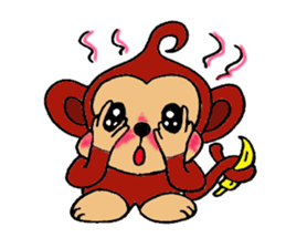 "Lavie" of the monkey sticker #3165093
