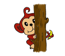 "Lavie" of the monkey sticker #3165102