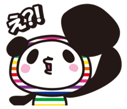 SHIMA-PAN the Stripey Panda (Japanese) sticker #3165594