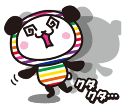 SHIMA-PAN the Stripey Panda (Japanese) sticker #3165605