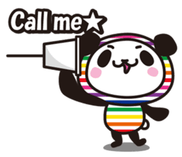 SHIMA-PAN the Stripey Panda (Japanese) sticker #3165609