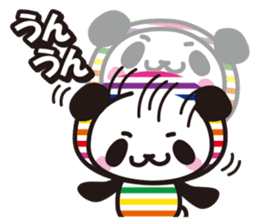 SHIMA-PAN the Stripey Panda (Japanese) sticker #3165610