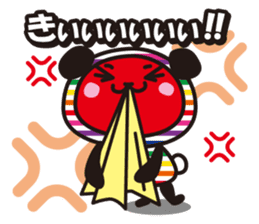 SHIMA-PAN the Stripey Panda (Japanese) sticker #3165618