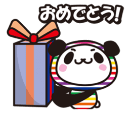 SHIMA-PAN the Stripey Panda (Japanese) sticker #3165619