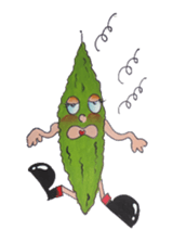 Okinawa Shisa and Goya sticker #3165627