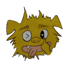 Okinawa Shisa and Goya sticker #3165648