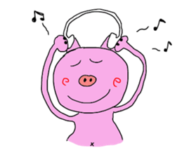 kawaii pigs and cute pigs 2. sticker #3166136