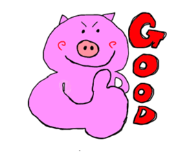 kawaii pigs and cute pigs 2. sticker #3166143