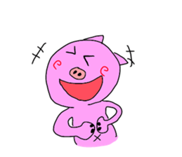 kawaii pigs and cute pigs 2. sticker #3166146