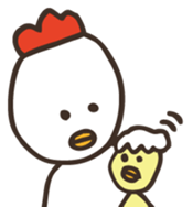 Chickens sticker #3166394