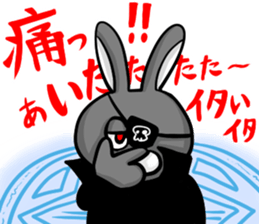 White and Black Rabbit sticker #3166666