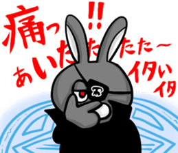 White and Black Rabbit sticker #3166666