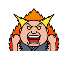 Solitary office worker sticker #3166699