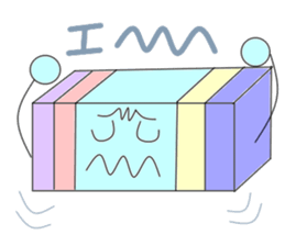 Colorful building block sticker #3166880