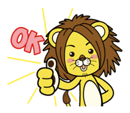 C.H.Lion Rag baby sticker #3167267