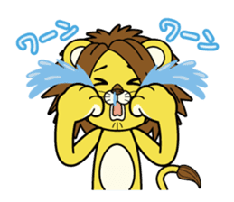 C.H.Lion Rag baby sticker #3167268