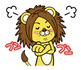 C.H.Lion Rag baby sticker #3167269