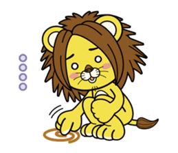C.H.Lion Rag baby sticker #3167272