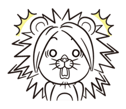 C.H.Lion Rag baby sticker #3167273