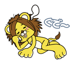 C.H.Lion Rag baby sticker #3167277