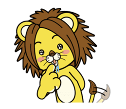 C.H.Lion Rag baby sticker #3167278