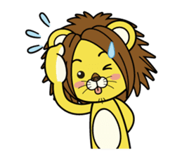 C.H.Lion Rag baby sticker #3167281
