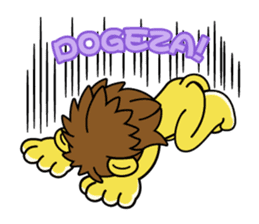 C.H.Lion Rag baby sticker #3167282