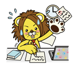 C.H.Lion Rag baby sticker #3167285