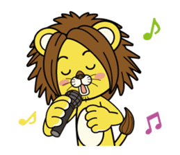 C.H.Lion Rag baby sticker #3167288