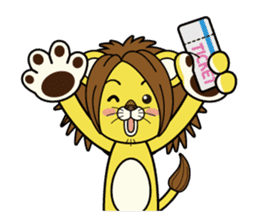 C.H.Lion Rag baby sticker #3167289
