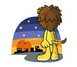 C.H.Lion Rag baby sticker #3167294