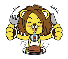 C.H.Lion Rag baby sticker #3167297